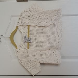 Madison Leigh Woman's crop top bolero size Small.